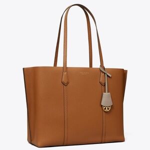 As New: Tory Burch Perry Tote in Light Umber with Dust bag